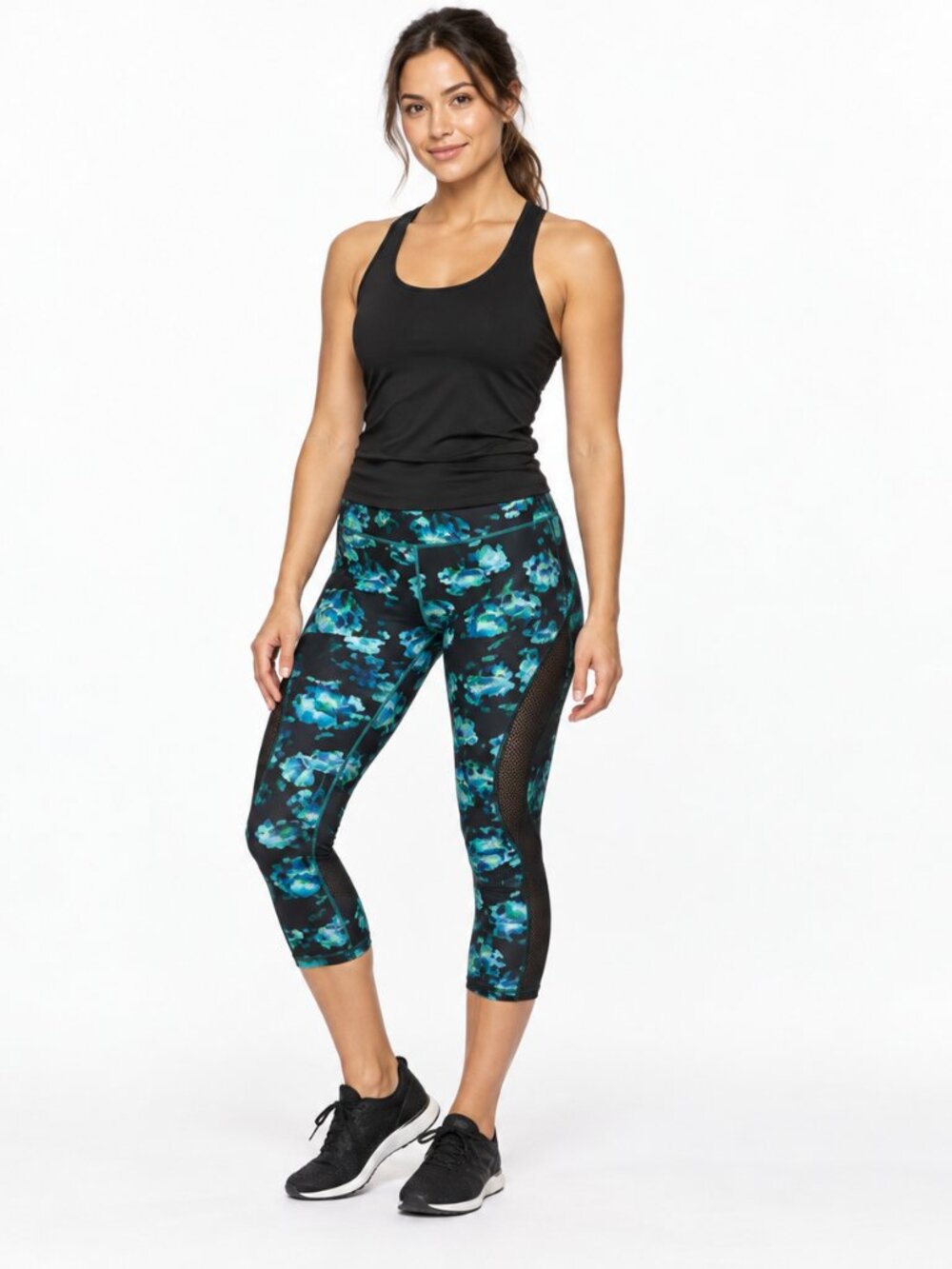 Lululemon Stop At Nothing Crop Floral Capri Leggings